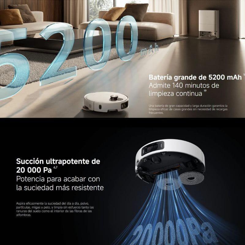 Xiaomi Robot Vacuum 5 Pro, con gran autonomía