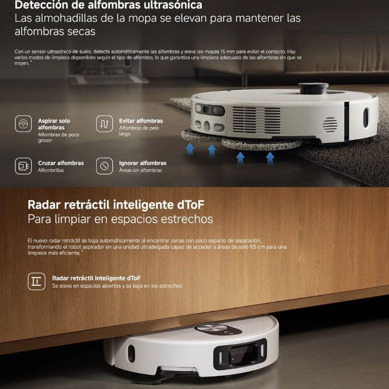 Xiaomi Robot Vacuum 5 Pro, con radar inteligente