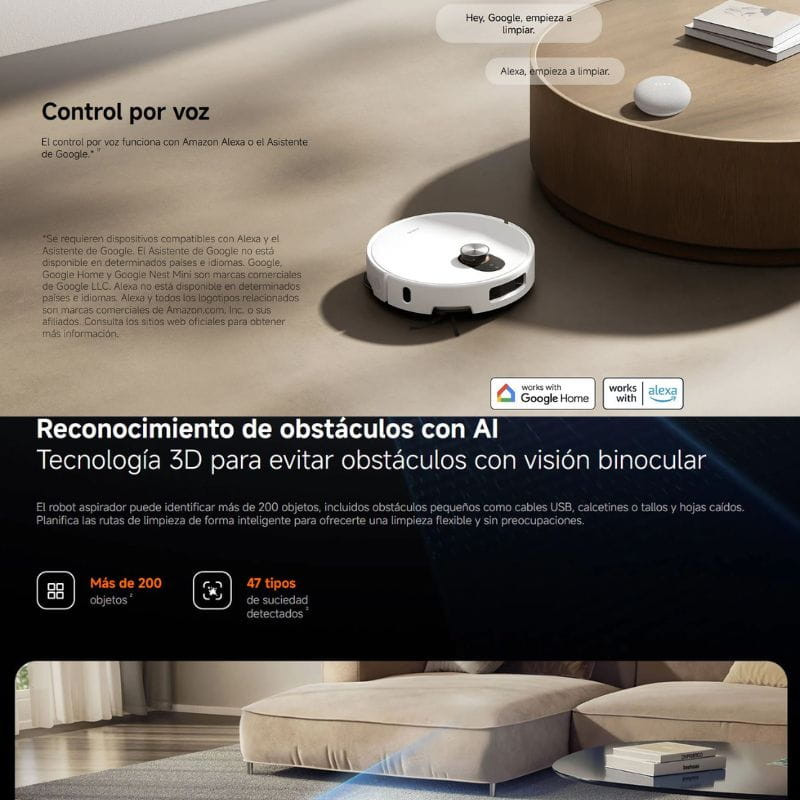 Xiaomi Robot Vacuum 5 Pro, con control por voz