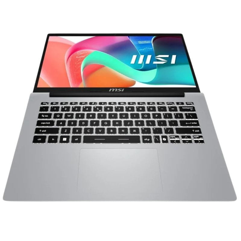 Ordinateur portable MSI Modern 14 F13MG-203XES Intel Core i7 i7-1355U 14 Full HD 16 Go 1 To SSD Wi-Fi 6E FreeDOS, image à plat
