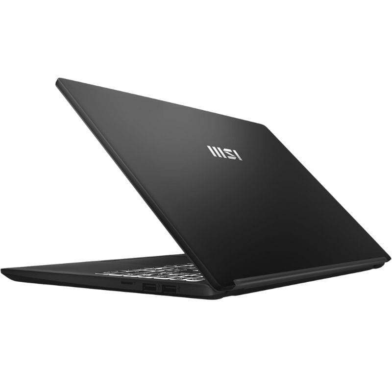 Ordinateur portable MSI Modern 15 B7M-440XES AMD Ryzen 7 7730U/16 Go/512 Go SSD/15,6 pouces, clavier QWERTY espagnol, image latérale droite arrière