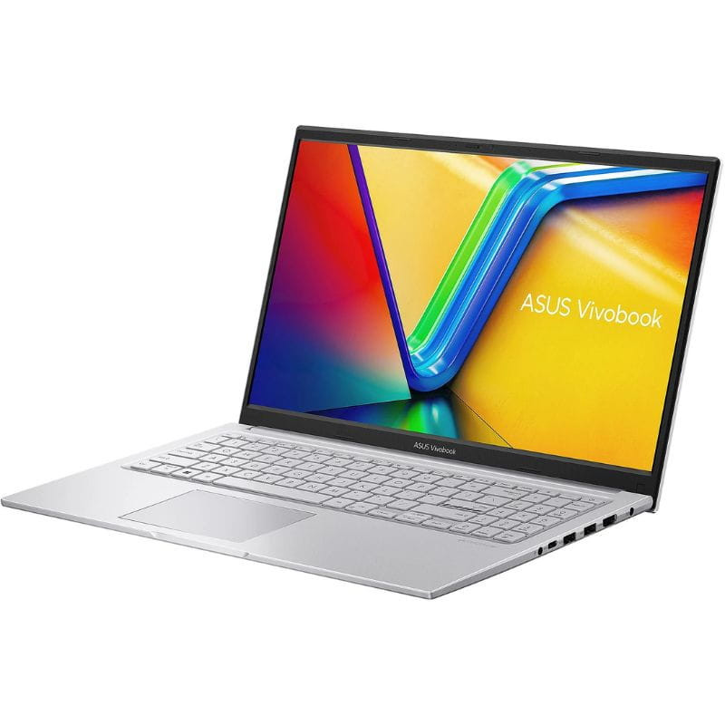 ASUS Vivobook 15 F1504VA-NJ1712W 15,6 Full HD Intel Core i5-1334U, 16 GB, SSD de 512 GB, W11, teclado QWERTY em espanhol, imagem lateral direita frontal