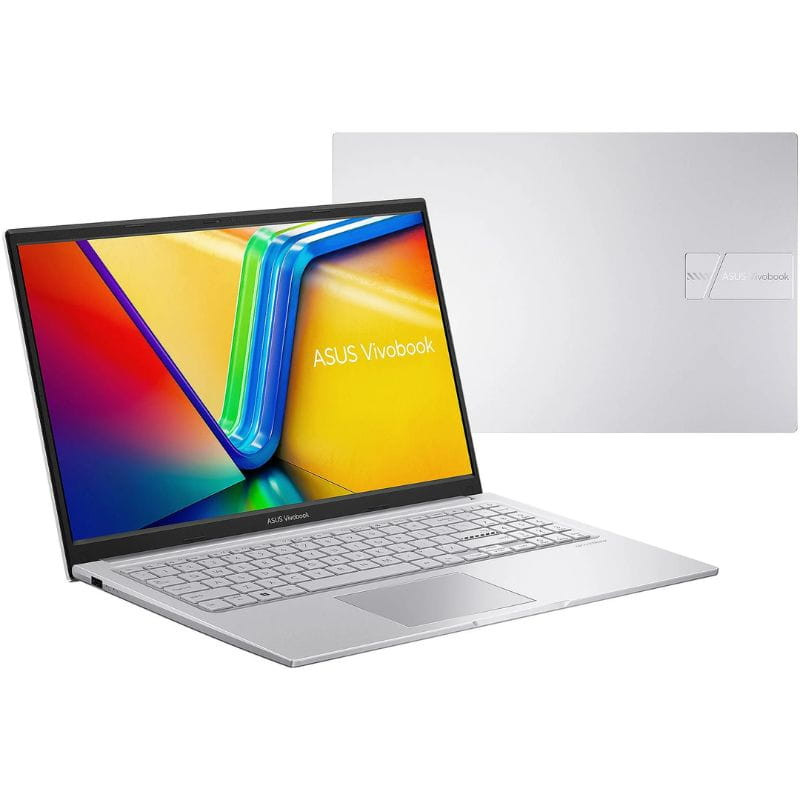 ASUS Vivobook 15 F1504VA-NJ1712W 15,6 Full HD Intel Core i5-1334U, 16 GB, SSD de 512 GB, W11, teclado QWERTY em espanhol, imagem frontal e traseira