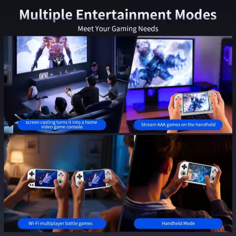 Consola Portátil Anbernic RG 477M Negro, múltiples modo de uso