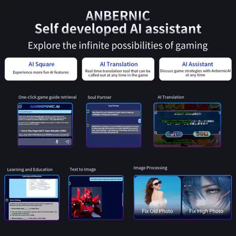 IA de Anbernic RG 477M Blanco