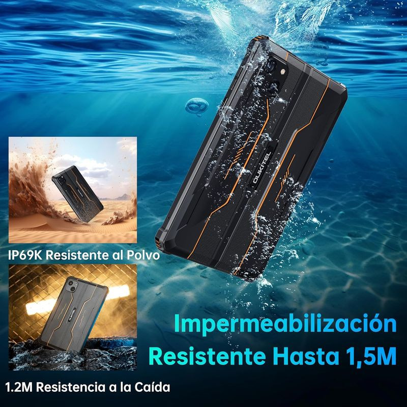 Resistance Oukitel RT3 Pro NFC 8 4GB/128GB Orange