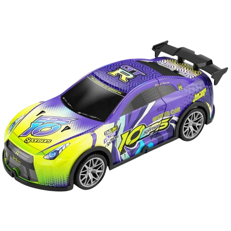  805P 1/22 4WD Drift Violet Jaune   - Voiture RC électrique