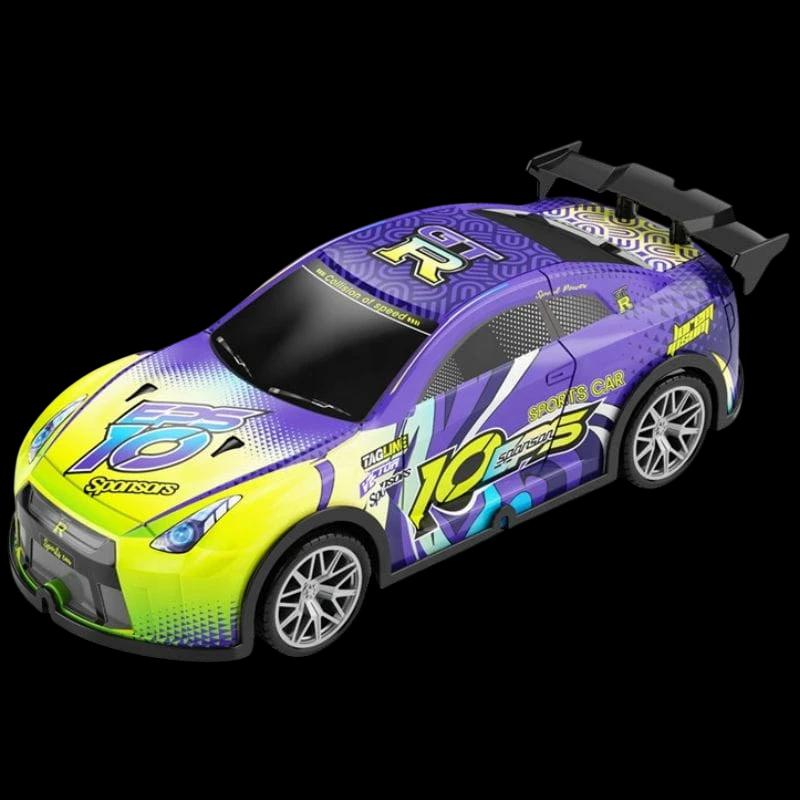  805P 1/22 4WD Drift  Roxo Amarelo  - Carro RC Elétrico