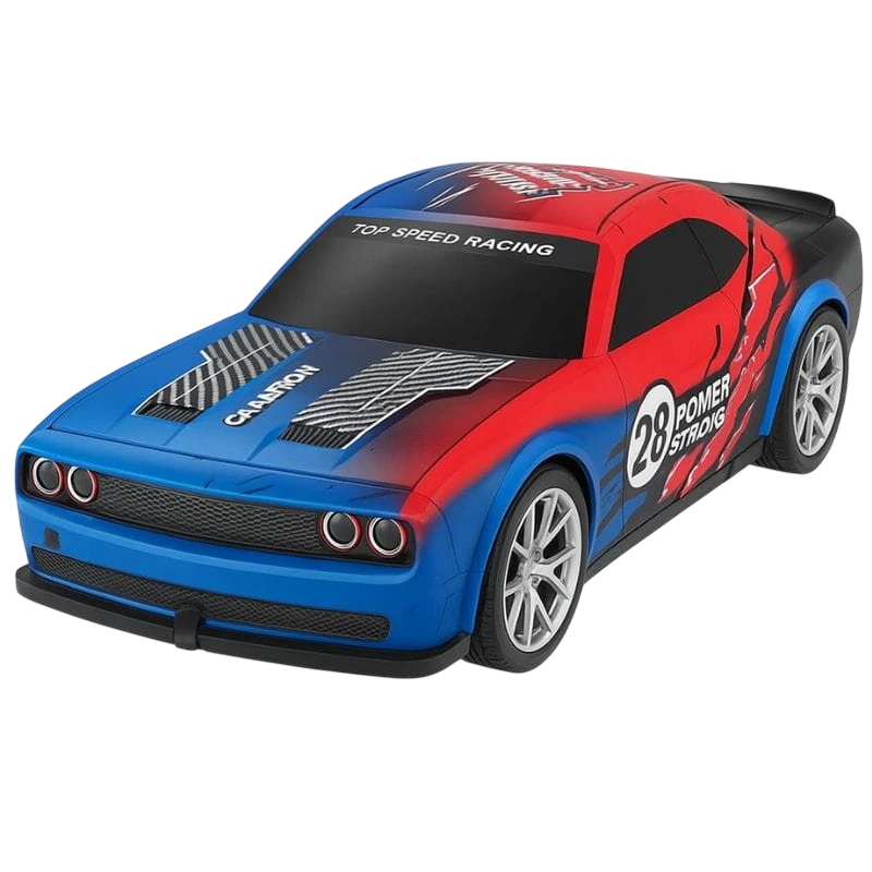  808P 1/22 4WD Drift Rouge Bleu - Voiture RC électrique