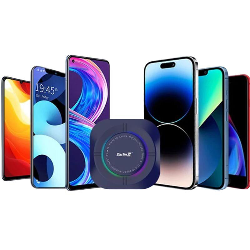 Carlinkit TBOX-S2P Carplay / Android auto - Adaptador inalámbrico, compatibilidad