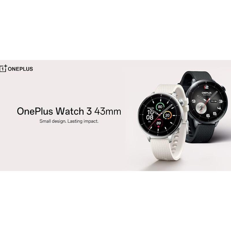 Oneplus Watch 3 43 mm Preto, em duas cores