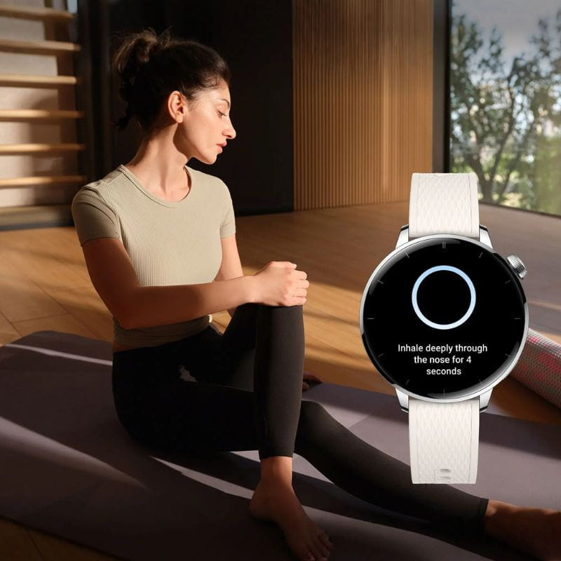 Oneplus Watch 3 43mm Blanco, seguimiento de la respiración