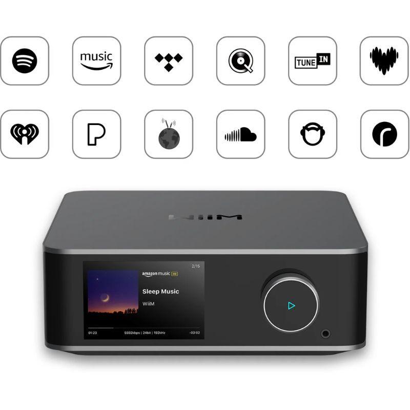 WiiM Ultra - Preamplificador de sonido Gris oscuro, compatibilidad apps