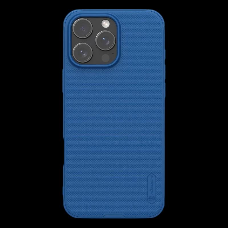 Nillkin Coque Super Frosted Shield Pro iPhone 16 Pro Max Bleu