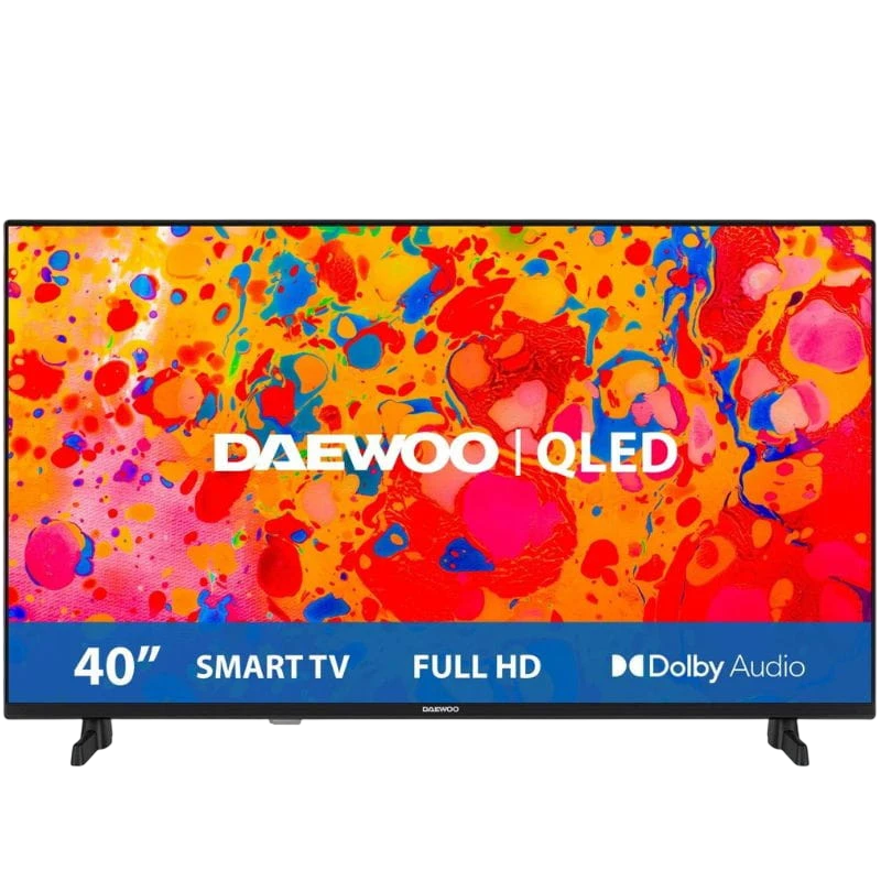 Daewoo 40" 40DM95QV FHD QLED Smart TV HDR10 Noir