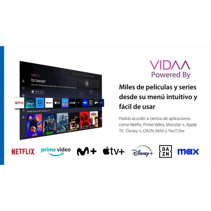 Daewoo 40" 40DM95QV FHD QLED Smart TV HDR10 Noir, avec système VIDAA