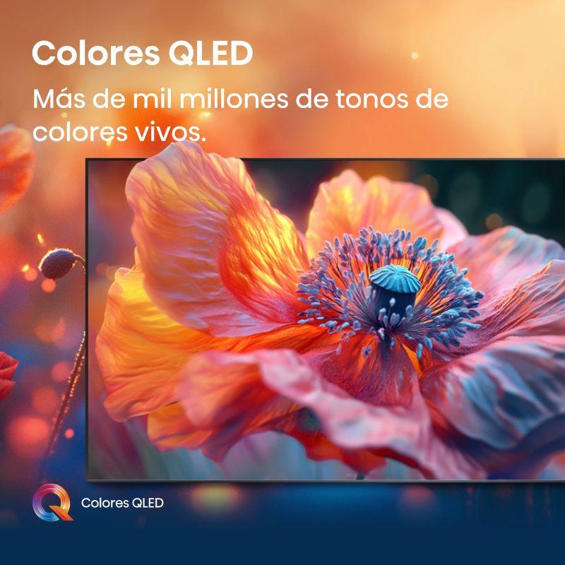 Hisense A7Q 50" 4K UHD QLED: écran noir fin, couleurs éclatantes et détaillées, contraste riche, Wi‑Fi Smart TV pour streaming fluide.
