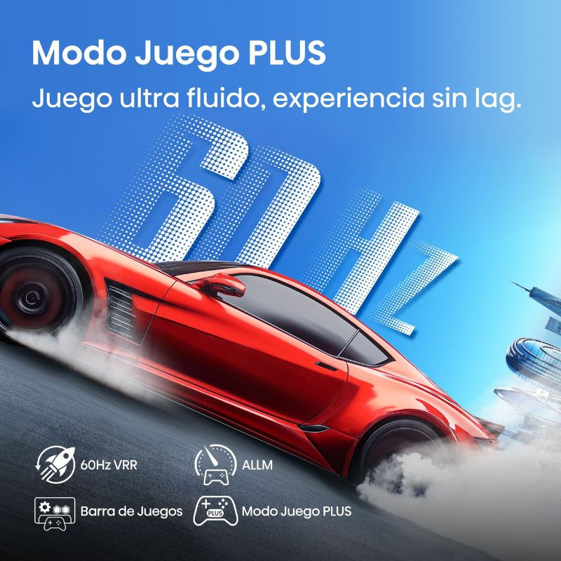 Hisense A7Q 50A7Q 50" 4K UHD, tela fina com bordas estreitas, Dolby Vision e Atmos; cores vibrantes e som imersivo, Wi‑Fi, cor preta.