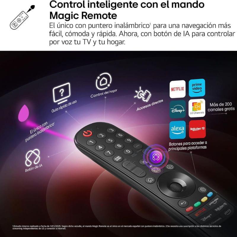 LG AI OLED 42C54LA 42 polegadas 4K OLED evo com taxa de atualização 144 Hz, VRR, G-SYNC e FreeSync; ideal para jogos com resposta ultrarrápida