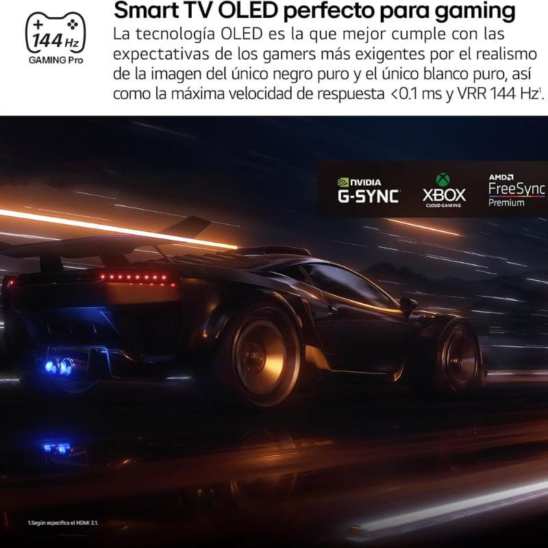 LG AI OLED 42C54LA 42 4K evo com painel fino, pretos profundos, Dolby Vision e Atmos, modo Filmmaker, Wi-Fi e design minimalista para sala moderna