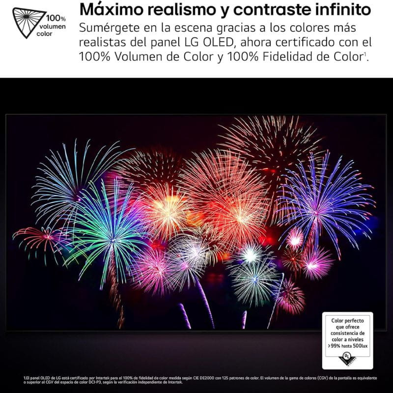 LG AI OLED 42C54LA 42 4K OLED evo com AI, Dynamic Tone Mapping Pro e Precision Dimming; pretos profundos, brilho intenso e detalhes nítidos em HDR