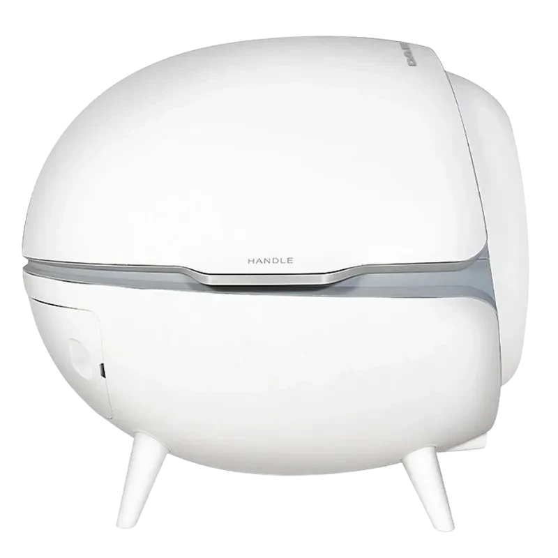 Vue latérale du Daewoo D-HIPC101 blanc avec détails gris