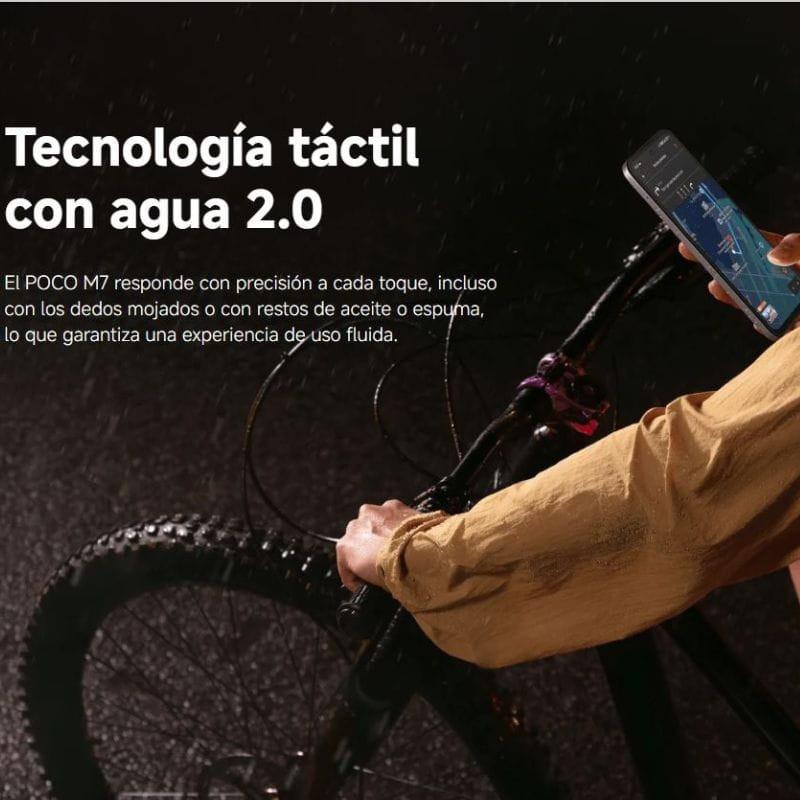 Xiaomi Poco M7 4G 8GB/256GB Plata, tecnología táctil 2.0