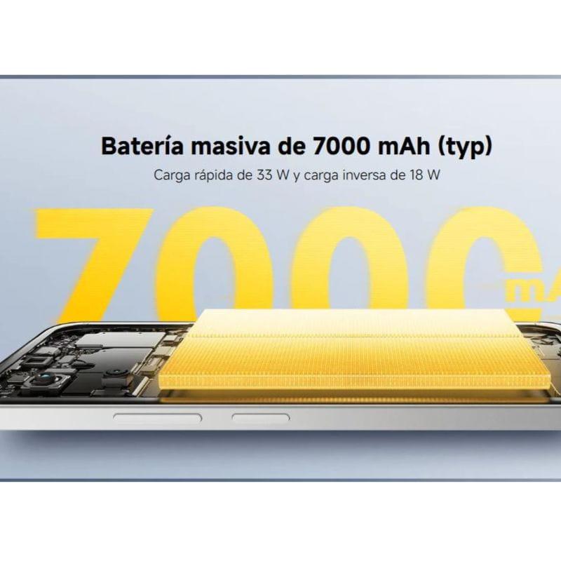 Xiaomi Poco M7 4G 8GB/256GB Plata, batería