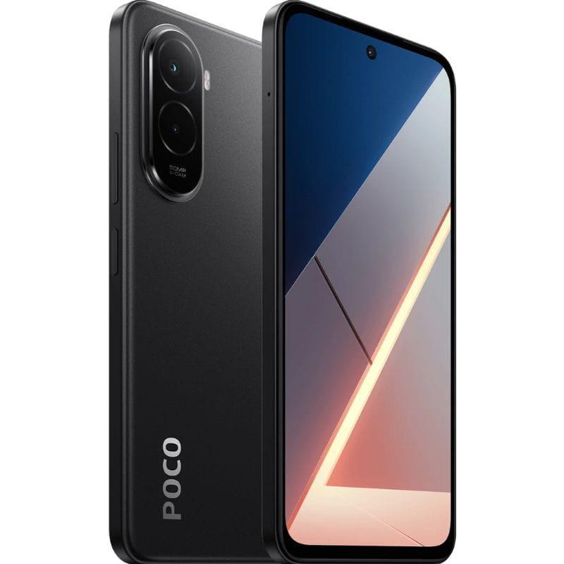 Xiaomi Poco M7 4G 8GB/256GB Negro, imagen trasera y delantera