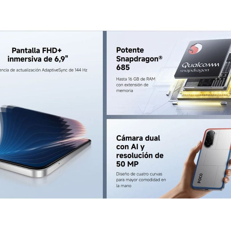 Xiaomi Poco M7 4G 8GB/256GB Negro, características