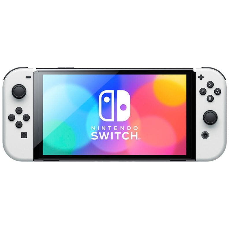 Nintendo Switch OLED blanche reconditionnée - État Premium, image avant