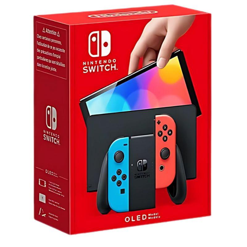 Nintendo Switch Oled Negro Renovado - Estado Premium, imagen de la caja