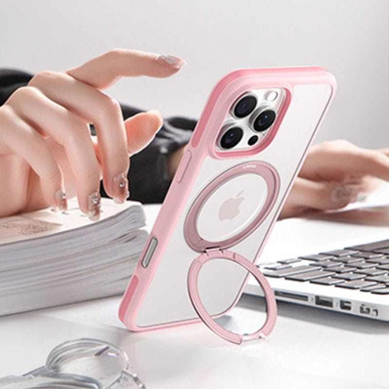 Capa Torras Ostand R Fusion para iPhone 16 Pro Rosa, imagem real