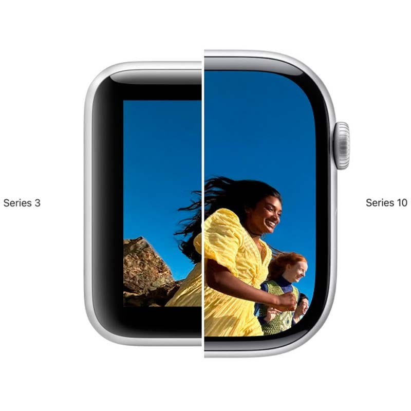 Grande qualité de Apple Watch Series 10 46 mm Noir avec Bracelet Sport Noir - État Excellent