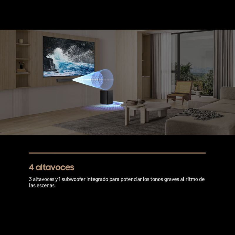 Samsung B650F Série B 3.1 Caisson de basses Dolby 5.1 - Barre de son, 3 haut-parleurs et 1 caisson de basses