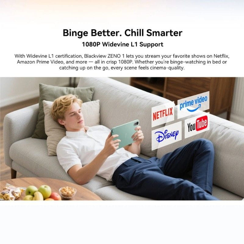 Widevine L1 de Blackview Zeno 1 4 Go/64 Go WiFi + 4G Orange