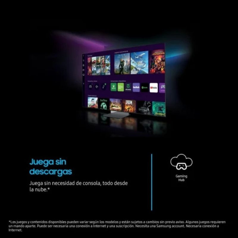 Samsung TU75U7025FK 75" 4K Ultra HD LED Smart TV Preto, permite jogar na nuvem sem downloads