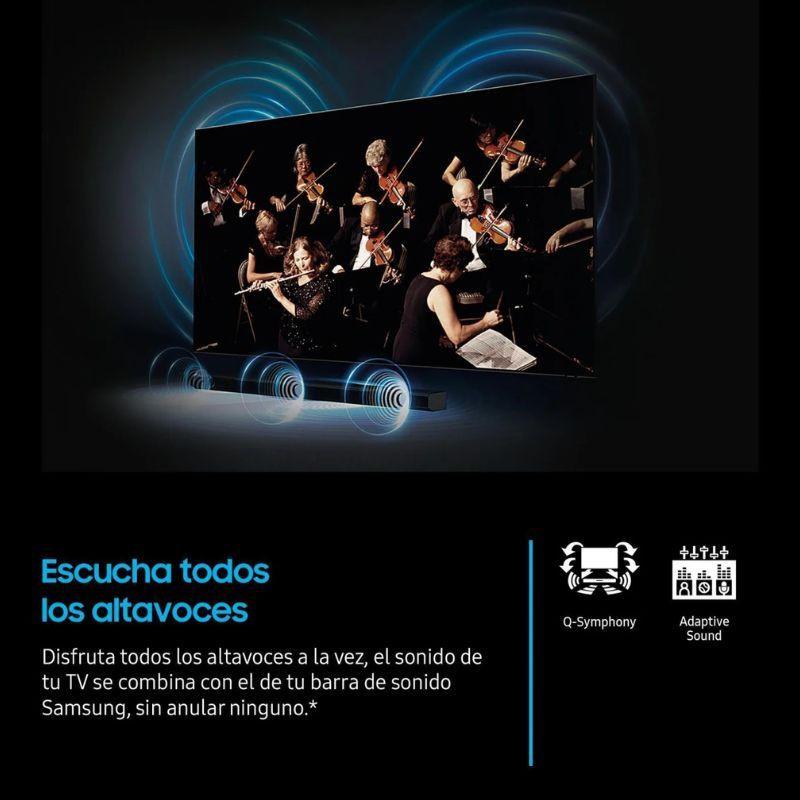 Samsung TU43U7025FK 43" 4K Ultra HD LED Smart TV Preto, conecte uma barra de som a esta TV para amplificar o som
