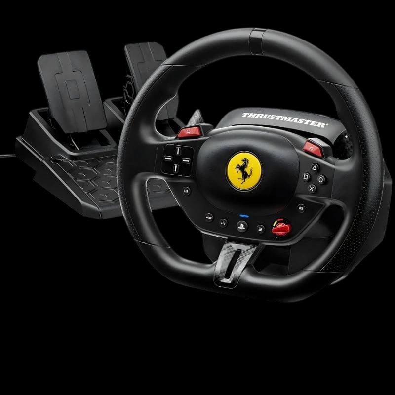 Thrustmaster T98 Ferrari 296 GTB - Volante de simulación para PS5, PS4, PC