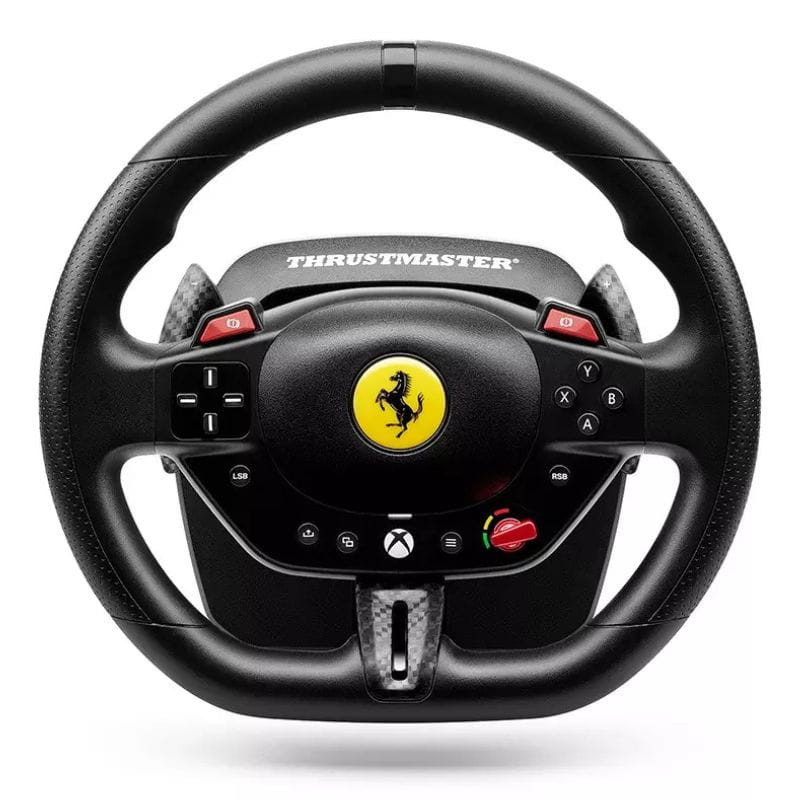 Thrustmaster T98 Ferrari 296 GTS - Xbox Series/PC Volante de simulación con pedalera, imagen del volante