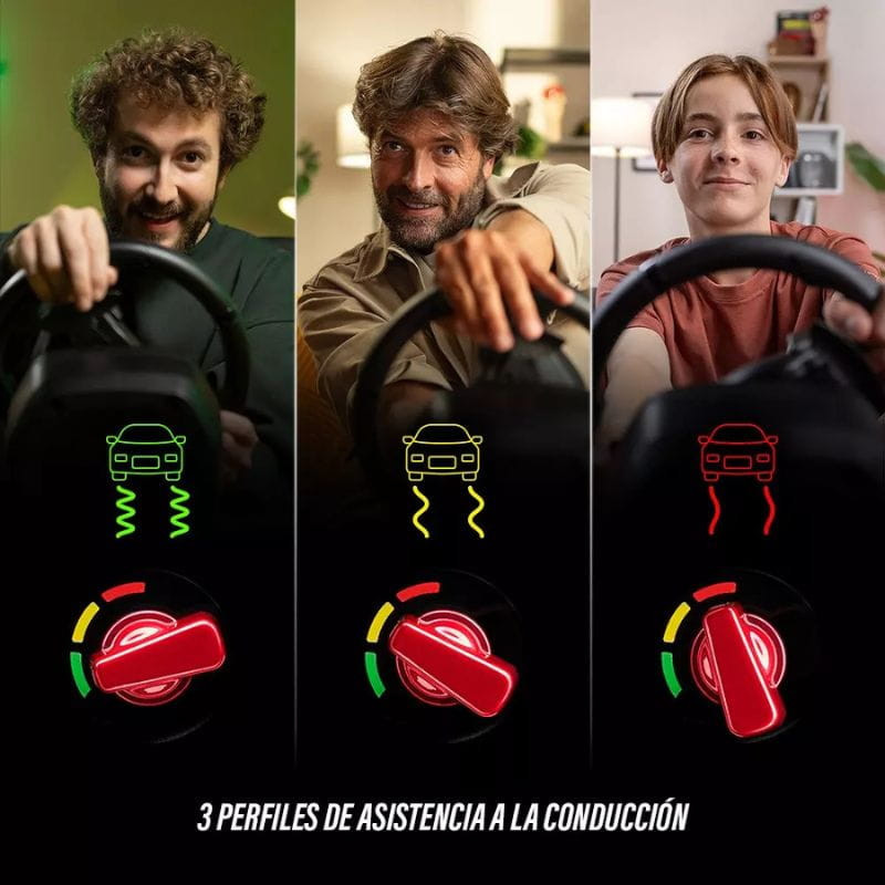 Thrustmaster T98 Ferrari 296 GTS - Xbox Series/PC Volante de simulación con pedalera, con 3 modos de asistencia a la conducción