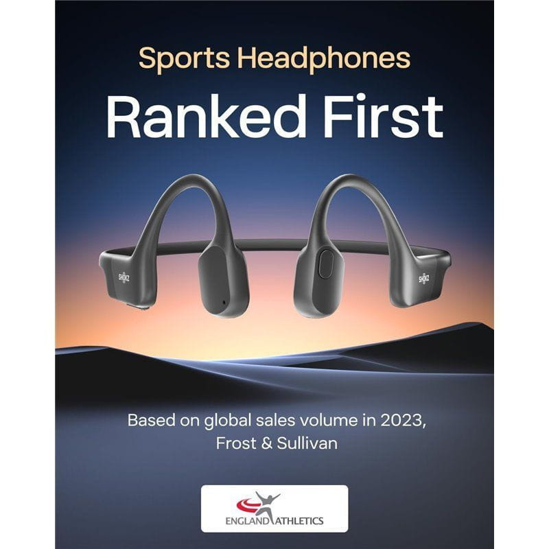 SHOKZ Openrun Mini Negro - Auriculares inalámbricos Bluetooth, auriculares deportivos