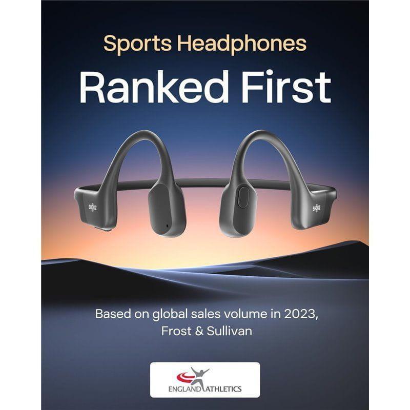SHOKZ Openrun Mini Negro - Auriculares inalámbricos Bluetooth, auriculares deportivos