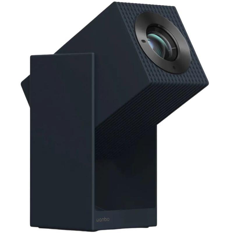 Projecteur Wanbo Cube 2 Pro Noir Bleu, vue latérale
