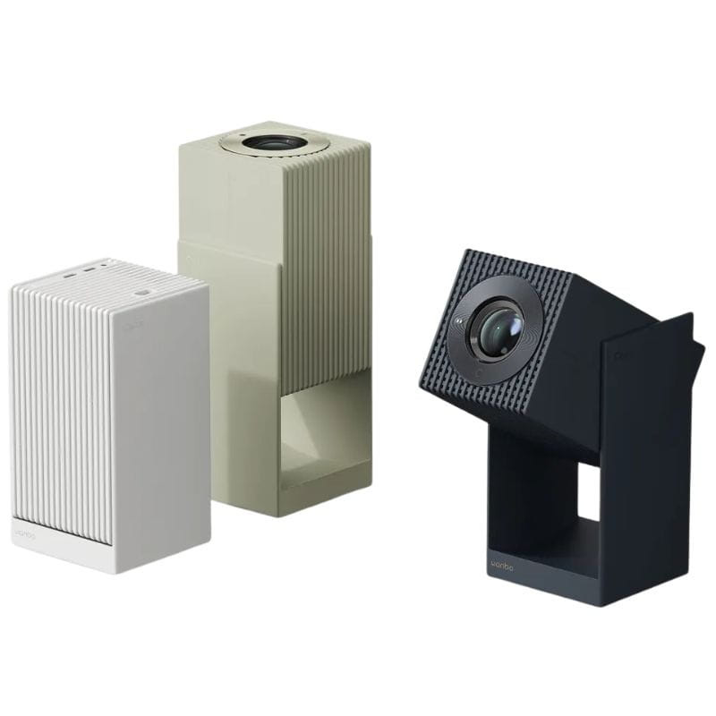 Projecteur Wanbo Cube 2 Pro Blanc, image en 3 couleurs