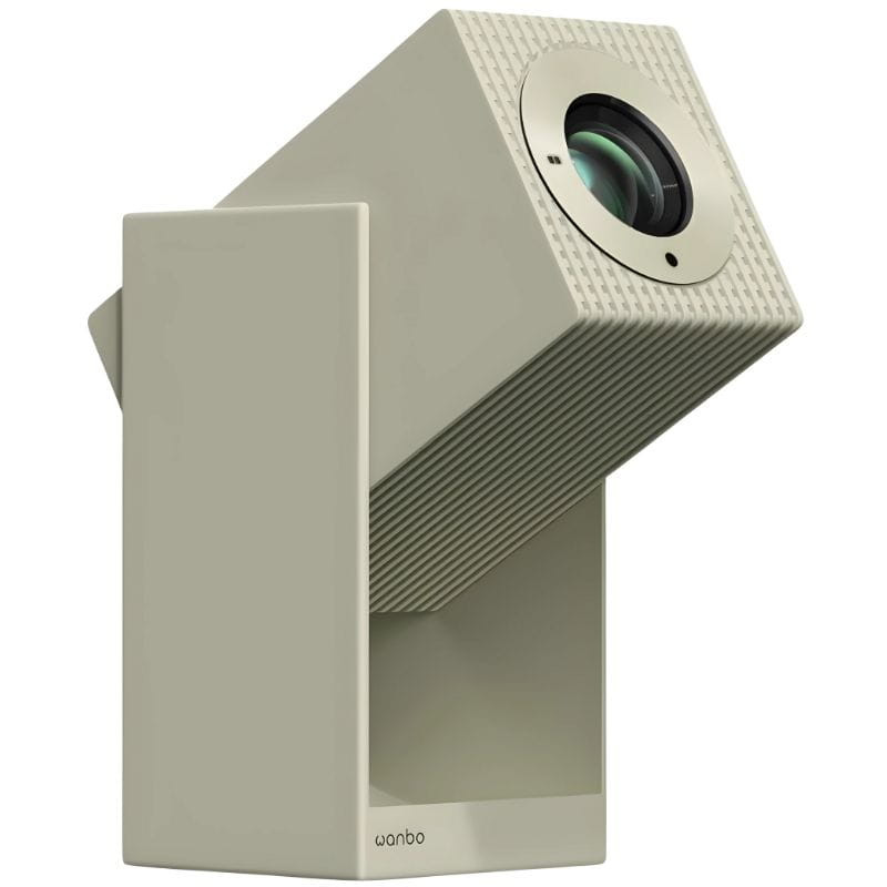 Projecteur Wanbo Cube 2 Pro Vert, vue latérale