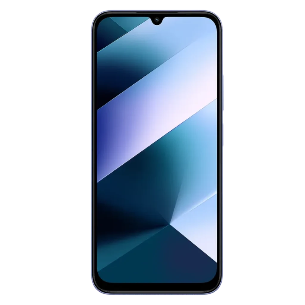 Xiaomi Poco C85 6GB/128GB Lila con pantalla amplia sin marcos, notch en forma de gota y bordes delgados en color lila brillante