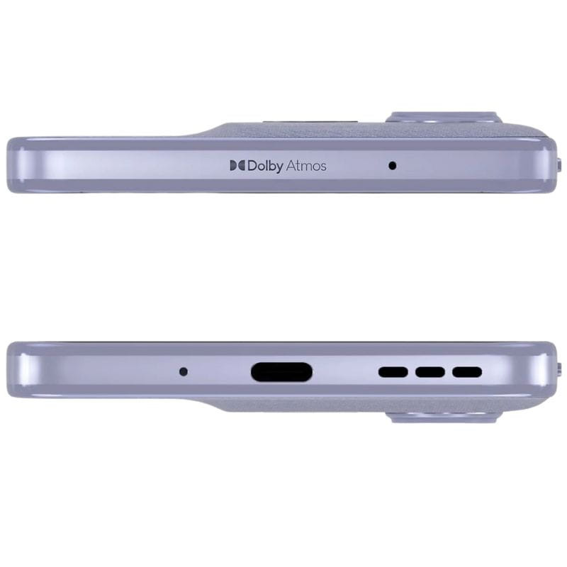 Motorola Moto G86 Power 5G 8GB/512GB Cosmic Sky , imagen de los perfiles superior e inferior