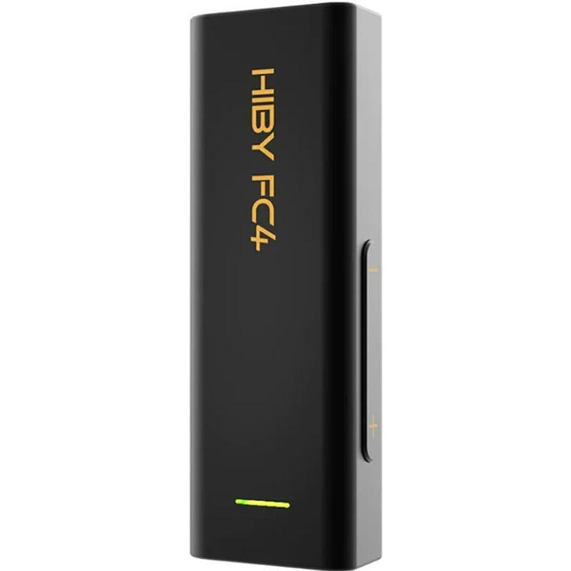 HiBy FC4 Amplificador/DAC portátil Negro, imagen frontal