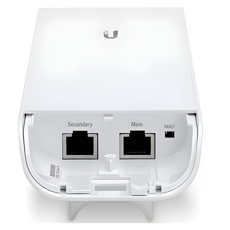 Ubiquiti NanoStation M5 - Punto de acceso inalámbrico, vista de los conectores